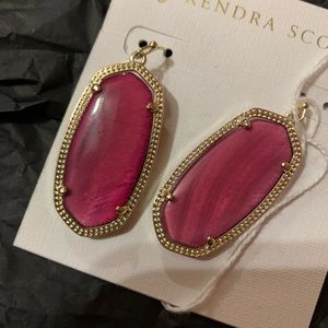 Kendra Scott Burgundy Illusion and gold Elles